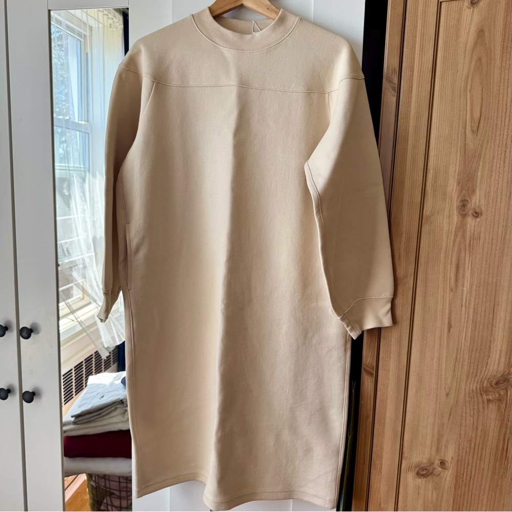 Uniqlo girls sweat mock neck dress  size 13 NWT